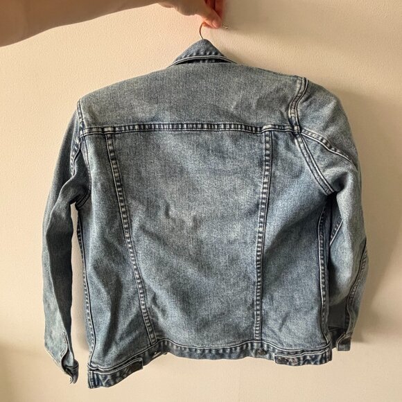 A.P.C. Brandy denim jacket in stonewashed indigo, size small - Picture 4 of 6